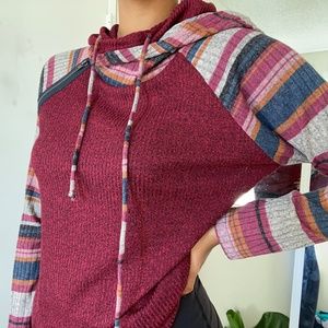 Long Sleeve Hooded Shirt